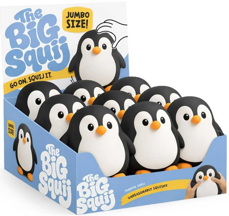 The Big Squij Penguin Novelty Squishy Toy