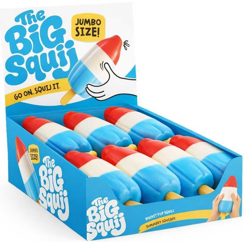 The Big Squij Rocket Pop Novelty Squishy Toy
